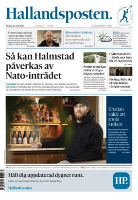 Cover of Hallandsposten