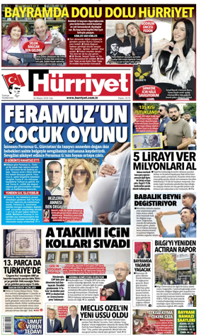 Cover of Hurriyet