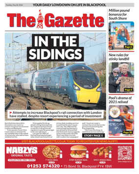 Cover of Blackpool Gazette