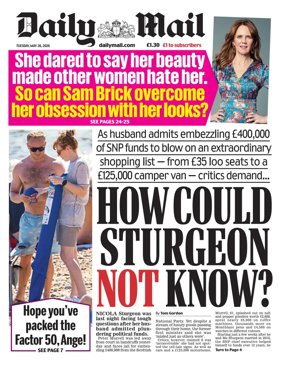 Cover of Daily Mail