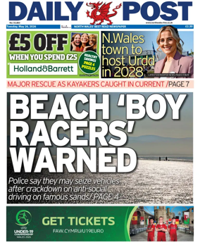 Cover of Daily Post (North Wales)