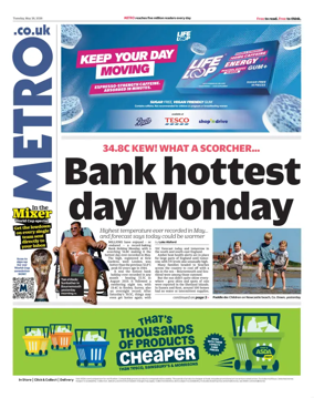 Cover of Metro (UK)