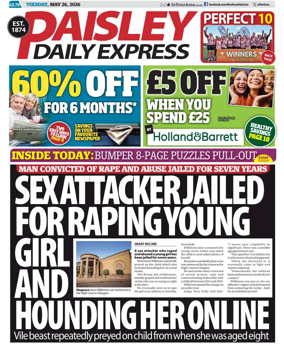 Cover of Paisley Daily Express