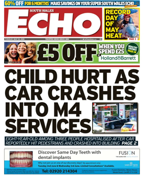 Cover of South Wales Echo