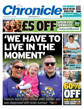 Cover of The Chronicle (South Tyneside and Durham)