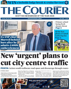 Cover of The Courier & Advertiser (Perth and Perthshire Edition)
