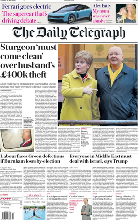Cover of The Daily Telegraph