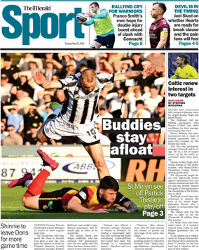 Cover of Herald Sport