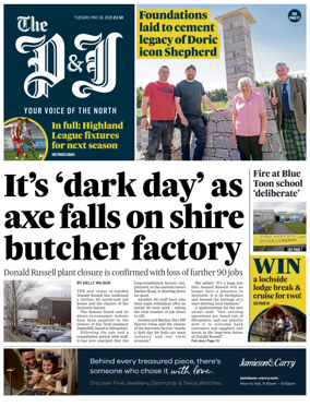Cover of The Press and Journal (Aberdeen and Aberdeenshire)