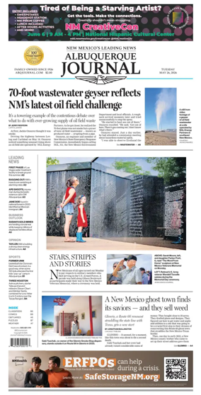 Cover of Albuquerque Journal