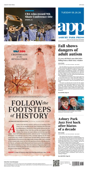 Cover of Asbury Park Press