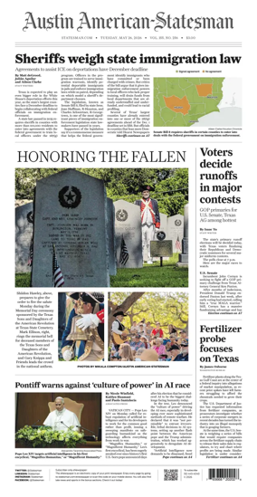 Cover of Austin American-Statesman