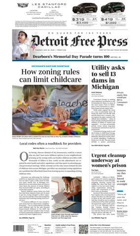 Cover of Detroit Free Press