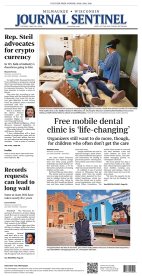 Cover of Milwaukee Journal Sentinel