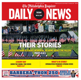 Cover of Philadelphia Daily News