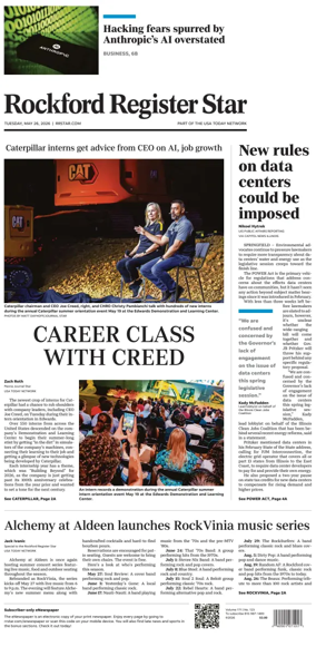 Cover of Rockford Register Star