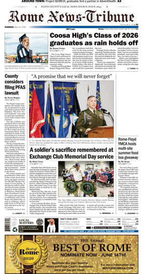Cover of Rome News-Tribune