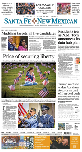 Cover of Santa Fe New Mexican
