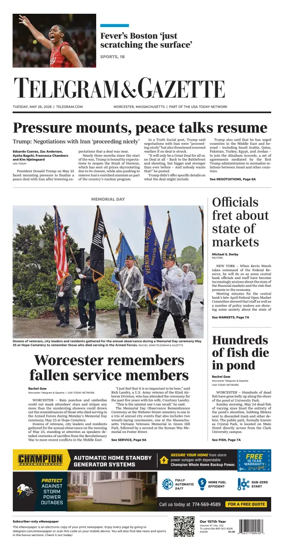 Cover of Telegram & Gazette