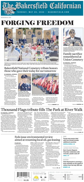 Cover of The Bakersfield Californian