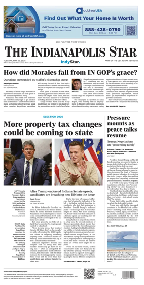 Cover of The Indianapolis Star