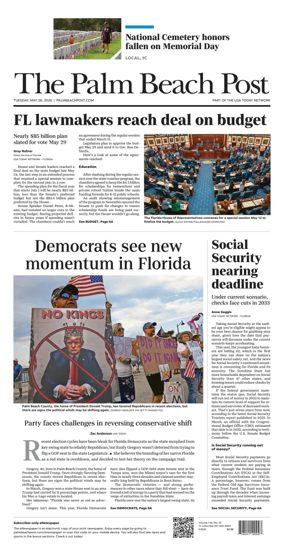 Cover of The Palm Beach Post