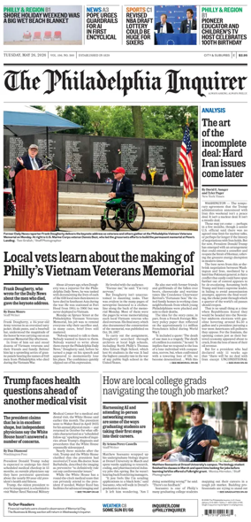 Cover of The Philadelphia Inquirer (South Jersey edition)