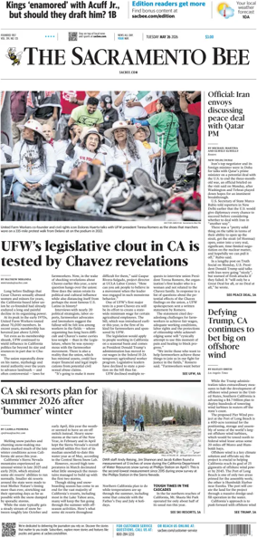 Cover of The Sacramento Bee