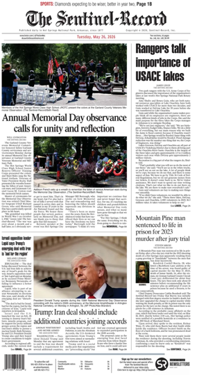 Cover of The Sentinel-Record
