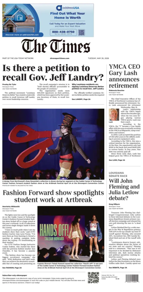 Cover of The Times (Shreveport)