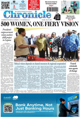 Cover of Chronicle (Zimbabwe)