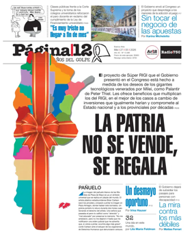Cover of Pagina 12