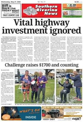 Cover of Southern Riverina news