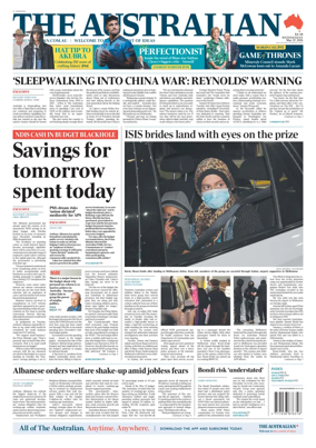 Cover of The Australian
