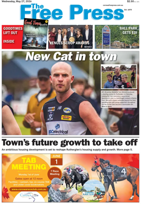 Cover of The Free Press (Corowa)