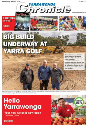 Cover of Yarrawonga Chronicle