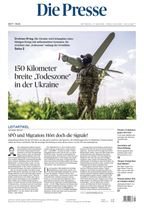 Cover of Die Presse