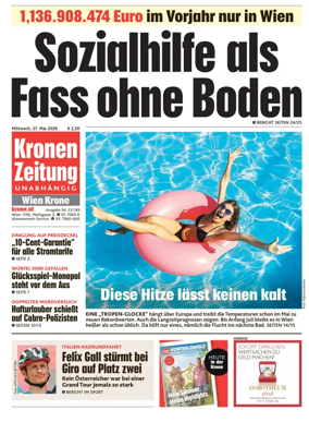 Cover of Kronen Zeitung