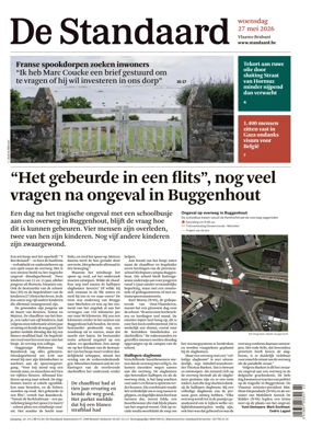 Cover of De Standaard