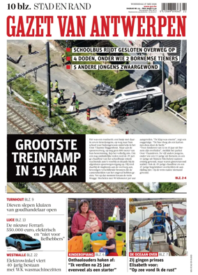 Cover of Gazet van Antwerpen Stad en Rand