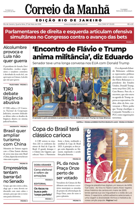 Cover of Jornal Correio da Manha