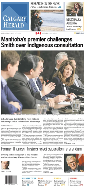 Cover of Calgary Herald