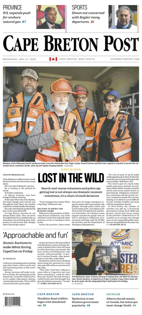 Cover of Cape Breton Post