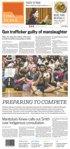 Cover of Edmonton Journal