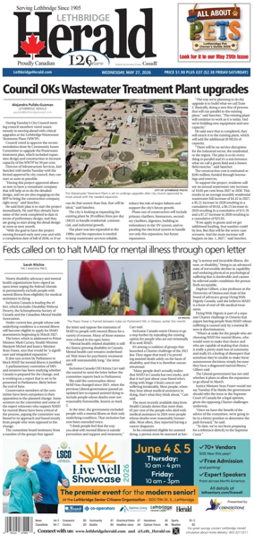 Cover of Lethbridge Herald