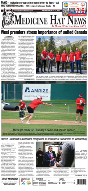 Cover of Medicine Hat News