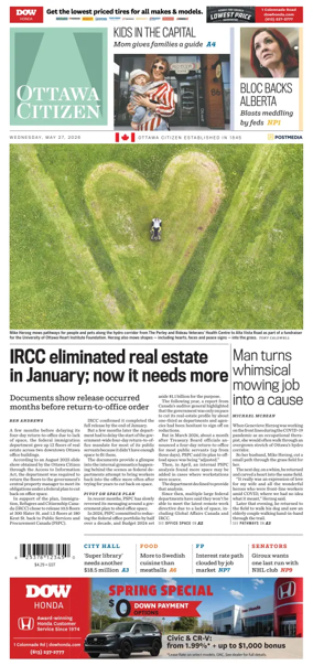Cover of Ottawa Citizen