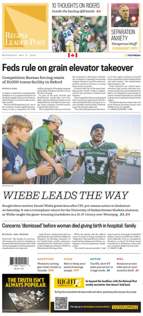 Cover of Regina Leader-Post