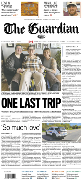 Cover of The Guardian (Charlottetown)