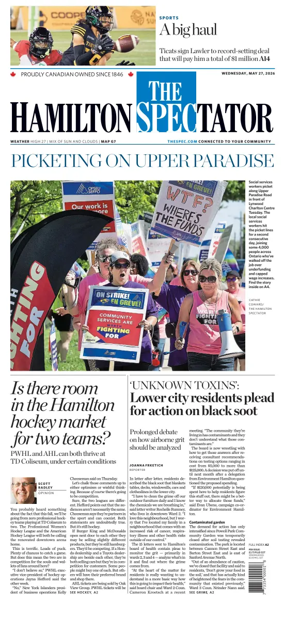 Cover of The Hamilton Spectator